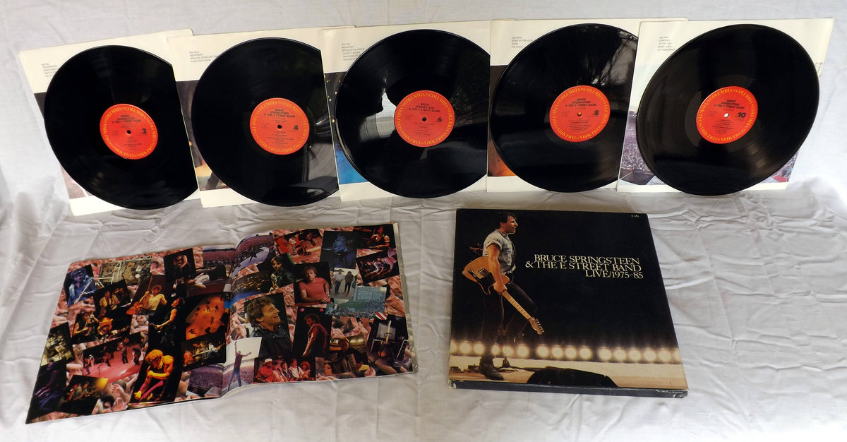 BRUCE SPRINGSTEEN & THE E STREET BAND Live 1975-1985 5-LP BOX SET USED –  mrhollandsrecords