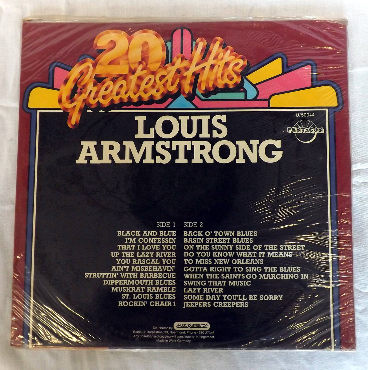 Greatest Hits Louis Armstrong LP