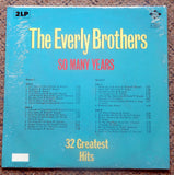 The Everly Brothers "32 Greatest Hits" NEW 2 LP