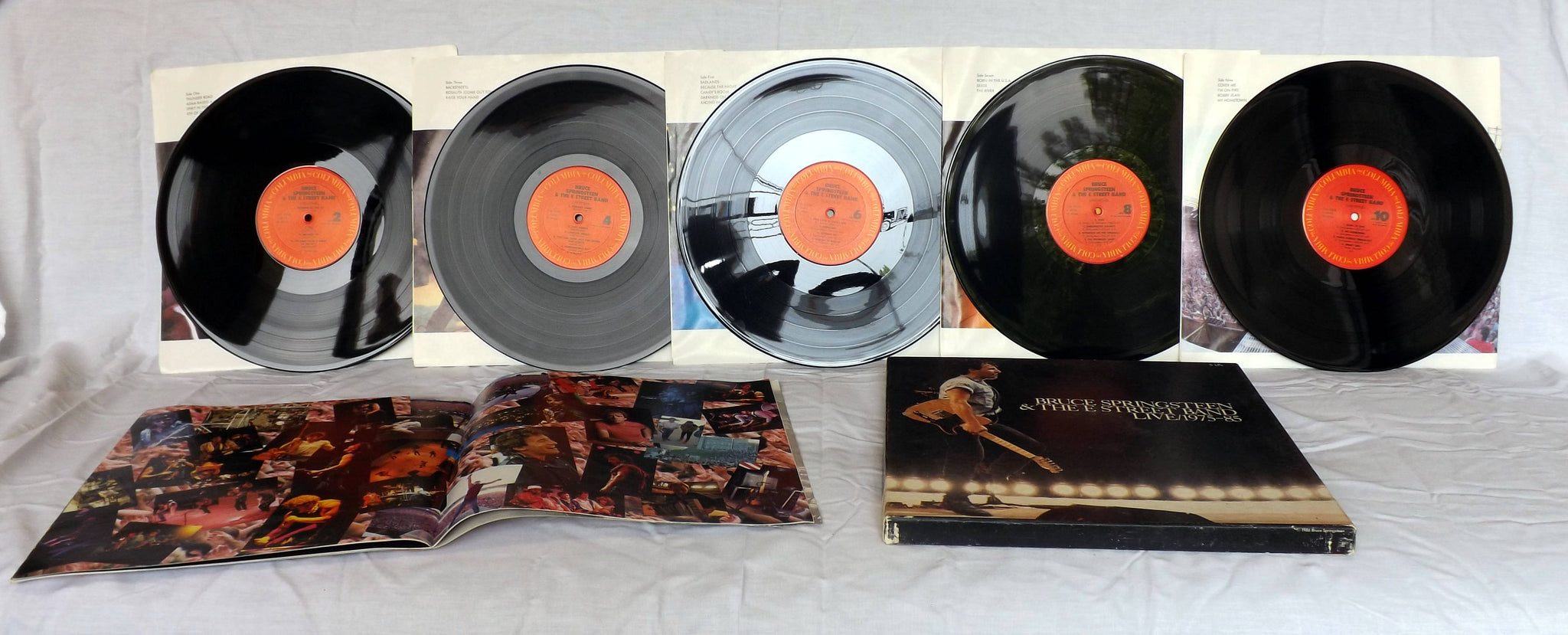 BRUCE SPRINGSTEEN & THE E STREET Live 1975-1985 5-LP BOX SET USED – mrhollandsrecords