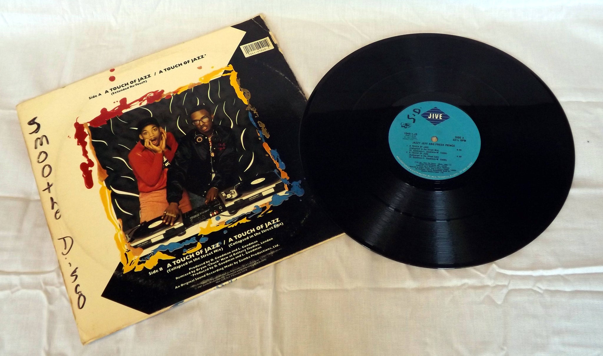 D.J. Jazzy Jeff and The Fresh Prince "A Touch of Jazz" LP – mrhollandsrecords