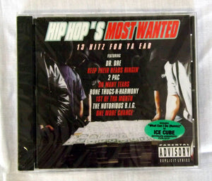 Hip Hop's Most Wanted "13 Hitz for Ya Ear" NEW CD